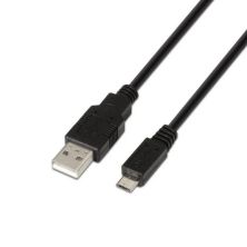 Cable USB 2.0 Tipo A/M a Micro USB/M - 1.8m · Negro