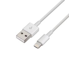Cable USB 2.0 Tipo A/M a Lightning/M - 1m · Blanco