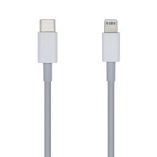 Cable USB 2.0 Tipo C/M a Lightning/M - 1m · Blanco