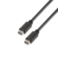 Cable USB 2.0 Tipo C/M a USB Tipo C/M - 0.5 m · Negro