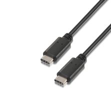 Cable USB 2.0 Tipo C/M a USB Tipo C/M - 1m · Negro