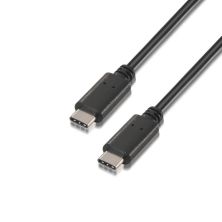 Cable USB 2.0 Tipo C/M a USB Tipo C/M - 2m · Negro