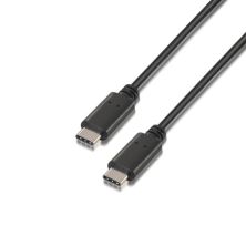 Cable USB 2.0 Tipo C/M a USB Tipo C/M - 3 m · Negro