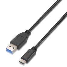 Cable USB 3.1 Gen2 Tipo C/M a USB Tipo A/M - 1 m · Negro