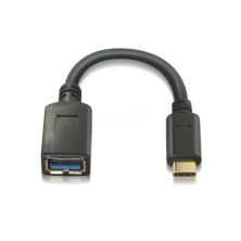 Cable Alargador USB Gen1 3.1 Tipo C/M a USB Tipo A/H - 0.15 m · Negro