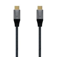 Cable USB Tipo C/M a USB Tipo C/M - 2m · Gris