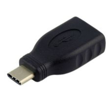 Adaptador USB 3.1 Gen1 Tipo C/M a USB Tipo A/H - Negro