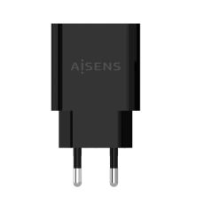 Cargador de Pared AISENS A110-0682 - 20W · 1xUSB 3.0 · 1xUSB Tipo C · Negro