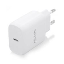 Cargador de Pared AISENS A110-0756 - 25W · USB Tipo C · Blanco