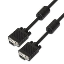 Cable SVGA con Ferrita HDB15/M a HDB15/M - 6m · Negro