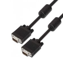 Cable SVGA con Ferrita HDB15/M a HDB15/M - 25m · Negro