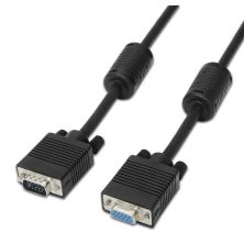 Cable Alargador SVGA VGA/M a VGA/H - 1.8m · Negro