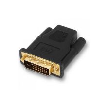 Adaptador 24+1M-HDMI TIPO A-H a DVI-M FHD · Negro