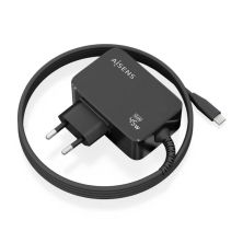 Cargador de Pared AISENS ASCH-1PD45WL032-BK - 45W GaN · USB Tipo C · 1.8M · Negro
