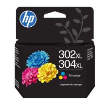 Cartucho  Original HP 302XL/304XL Tricolor - B7RT8AE