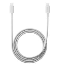 Cable Trenzado USB Tipo C/M a USB Tipo C/M - 1 m · Blanco