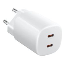 Cargador de Pared XIAOMI Nano Turbo - 45W GaN · 2xUSB Tipo C · Blanco