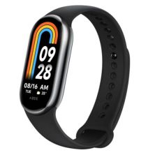 Smartband XIAOMI Band 8 BHR7165GL - 1.62" AMOLED · 5ATM · BT. 5.1 · Frecuencia Cardiaca · Android/iOs · Negro