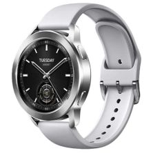 Smartwatch XIAOMI Watch S3 BHR7873GL - 1.43" · 466x466 · 5ATM · Bat. 486mAh · GPS · Plata