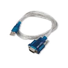 Cable USB 2.0/M a DB9/M - 0.50 m · Negro