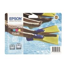 Pack Cartucho Original EPSON T5846 BK+C+M+Y - C13T58464010