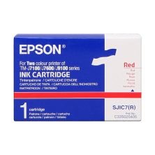 Pack de 2 Cartucho Original EPSON TM-J7100 Rojo - C33S020405