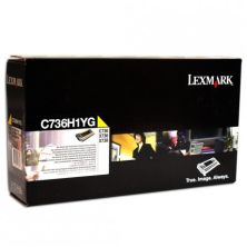 Toner Original LEXMARK C736H1YG Amarillo - C736H1YG