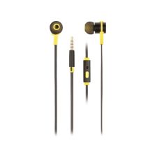 Auriculares NGS Cross Rally CROSSRALLYBLACK - Jack 3.5 mm · Cable 120 mm · Micrófono · Negro/Amarillo