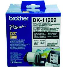 Etiquetas Precortadas Originales BROTHER 62 x 29 mm 800 unidades - DK11209