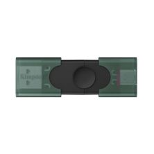 Pendrive KINGSTON DataTraveler Duo DTDEG2/128GB - 128GB · USB 3.2 · USB Tipo C · Negro/Verde