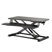 Estación de Trabajo EWENT EW1545 - Altura Ajustable · Bandeja Teclado · PVC · Negro