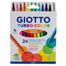 Rotuladores de Colores GIOTTO F457000 - 2,8mm · 24 Colores