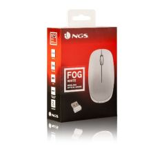 Ratón Inalámbrico NGS FOGWHITE - USB · 1000DPI · Blanco