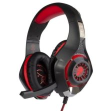 Auriculares Gaming Diadema con Cable BLADE DEIMOS  - LED · 50mm · Cable 1.2m · 3.5mm · Negro