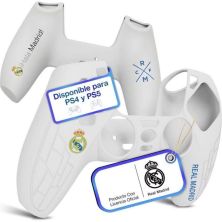 Set de Mando BLADE Real Madrid - PS5 · Funda Silicona · Blanco