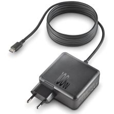 Cargador para Portatil NGS GAN100W-C - 100W GaN · USB Tipo C · 1.5m · Negro