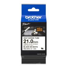 Cinta Original BROTHER HSE251E Negro sobre Blanco 21mm - HSE251E