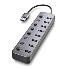 HUB USB 3.0 8xUSB 3.2 - 0.18m · Negro