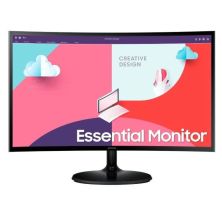 Monitor Curvo SAMSUNG Essential S3 - 24" FHD · HDMI · Negro