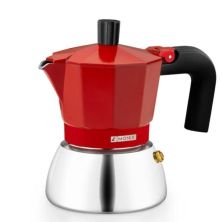 Cafetera Italiana MONIX M863109 - 9 Tazas · Rojo