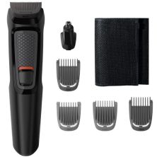 Cortapleos con Bateria PHILIPS Series 3000 - 6 Accesorios · Negro