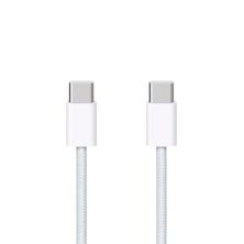 Cable de Carga USB Tipo C a USB Tipo C - 1m · Blanco