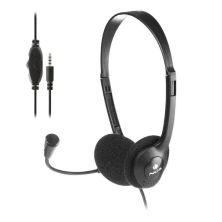 Auriculares Diadema con Cable NGS MS103MAX - Jack 3.5mm · Cable 1.8m · Micrófono · Negro