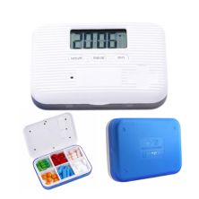 Pastillero Digital Portátil SMARTIA PASTDIG - Pantalla Digital · 5 Alarmas Programables · Blanco