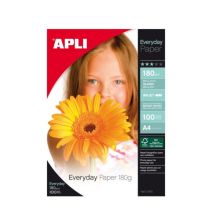 Papel APLI Glossy Everyday - 10x15cm · 180g · Brillante · 100H