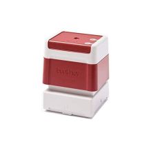 Pack 6 Sellos Original BROTHER 40 x 40 mm Rojo - PR4040R6P