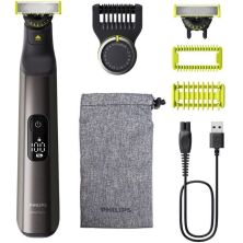 Cortabarbas con Recortadora con Bateria PHILIPS Oneblade Pro 360 - 5 Accesorios · Negro
