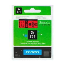 Cinta Original DYMO S0720720 Negro sobre Rojo 9mm x 7m - S0720720