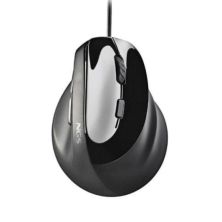 Ratón con Cable Ergonómico NGS Vertical SAMSARA - USB · 1600DPI · Silencioso · Negro