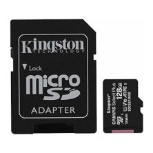 Tarjeta de Memoria KINGSTON Canvas Select Plus MicroSDXC UHS-I SDCS2/128GB - 128GB · Clase 10 + Adaptador